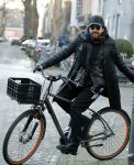 Amsterdam 21 januari 2017
Mari v d Ven op zijn electrische fiets