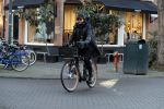 Amsterdam 21 januari 2017
Mari v d Ven op zijn electrische fiets