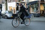 Amsterdam 21 januari 2017
Mari v d Ven op zijn electrische fiets