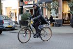 Amsterdam 21 januari 2017
Mari v d Ven op zijn electrische fiets