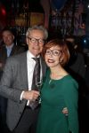 Amsterdam 29 januari 2017 
Surprise party Harry Mens vanwege zijn 70e verjaardag. Het werd gevierd op het leidse plein. Marijke Helwegen met man