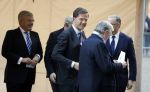 Amsterdam 17 januari 2017
Nieuwjaarsreceptie Koning Willem Alexander en Koningin Maxima in het paleis op de dam. Mark Rutte Jan v Zanen Ahmed Aboutaleb Jozias v Aartsen en Eberhard v d Laan