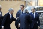 Amsterdam 17 januari 2017
Nieuwjaarsreceptie Koning Willem Alexander en Koningin Maxima in het paleis op de dam. Mark Rutte Jan v Zanen Ahmed Aboutaleb Jozias v Aartsen en Eberhard v d Laan
