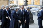 Amsterdam 17 januari 2017
Nieuwjaarsreceptie Koning Willem Alexander en Koningin Maxima in het paleis op de dam. Mark Rutte Jan v Zanen Ahmed Aboutaleb Jozias v Aartsen en Eberhard v d Laan
