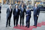 Amsterdam 17 januari 2017
Nieuwjaarsreceptie Koning Willem Alexander en Koningin Maxima in het paleis op de dam. Mark Rutte Jan v Zanen Ahmed Aboutaleb Jozias v Aartsen en Eberhard v d Laan