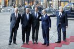 Amsterdam 17 januari 2017
Nieuwjaarsreceptie Koning Willem Alexander en Koningin Maxima in het paleis op de dam. Mark Rutte Jan v Zanen Ahmed Aboutaleb Jozias v Aartsen en Eberhard v d Laan