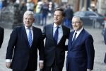 Amsterdam 17 januari 2017
Nieuwjaarsreceptie Koning Willem Alexander en Koningin Maxima in het paleis op de dam. Mark Rutte Jan v Zanen Ahmed Aboutaleb Jozias v Aartsen en Eberhard v d Laan