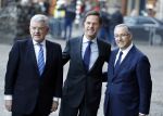 Amsterdam 17 januari 2017
Nieuwjaarsreceptie Koning Willem Alexander en Koningin Maxima in het paleis op de dam. Mark Rutte Jan v Zanen Ahmed Aboutaleb Jozias v Aartsen en Eberhard v d Laan