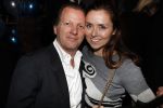 Amsterdam 29 januari 2017 
Surprise party Harry Mens vanwege zijn 70e verjaardag. Het werd gevierd op het leidse plein. Marlous Mens met vriend Michiel Mol