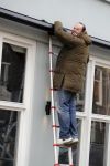 Amsterdam 27 januari 2017  
Menno Kohler aan het klussen bij een nieuw restaurant  in amsterdam zuid