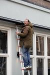 Amsterdam 27 januari 2017  
Menno Kohler aan het klussen bij een nieuw restaurant  in amsterdam zuid