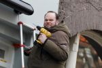 Amsterdam 27 januari 2017  
Menno Kohler aan het klussen bij een nieuw restaurant  in amsterdam zuid
