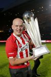Eindhoven, 22 Januari 2017 PSV-SC Heerenven, kompetitiewedstrijd 2016/2017
Eindstand, 4-3
Huldiging van Michael v Gerwn tijdens de rust vanwege zijn Wereldkampioenschap Darts.