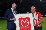 Eindhoven, 22 Januari 2017 Kompetitiewedstrijd PSV-SC Heerenveen, eindstand 4-3 met o.a. Michael v Gerwen die werd gehuldigd.
