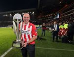 Eindhoven, 22 Januari 2017 Kompetitiewedstrijd PSV-SC Heerenveen, eindstand 4-3 met o.a. Michael v Gerwen die werd gehuldigd.