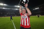 Eindhoven, 22 Januari 2017 Kompetitiewedstrijd PSV-SC Heerenveen, eindstand 4-3 met o.a. Michael v Gerwen die werd gehuldigd.