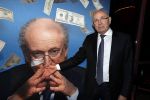 Hoorn 16 januari 2017
Premiere van FIFA Blatter, de val van de voetbalkeizer, in Schouwburg Het Park in Hoorn. 
Michael v Praag met zijn vrouw