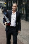 Amsterdam 29 januari 2017 
Surprise party Harry Mens vanwege zijn 70e verjaardag. Het werd gevierd op het leidse plein. Michiel Mol met zijn eigen merk  Vodka Caramol