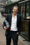 Amsterdam 29 januari 2017 
Surprise party Harry Mens vanwege zijn 70e verjaardag. Het werd gevierd op het leidse plein. Michiel Mol met zijn eigen merk  Vodka Caramol