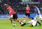 Eindhoven, 22 Januari 2017 Kompetitiewedstrijd PSV-SC Heerenveen, eindstand 4-3 met o.a. Michael v Gerwen die werd gehuldigd.