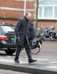 Amsterdam 15 januari 2017 
Remco Campert op straat en in de tram
