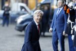 Amsterdam 17 januari 2017
Nieuwjaarsreceptie Koning Willem Alexander en Koningin Maxima in het paleis op de dam. Ronald Plasterk
