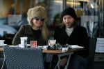 Amsterdam 12 januari 2017
Actrice Rosa Reuten met haar stylist Tommy Driessen op terras bij v Dam