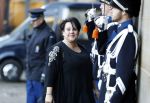 Amsterdam 17 januari 2017
Nieuwjaarsreceptie Koning Willem Alexander en Koningin Maxima in het paleis op de dam. Sharon Dijksma
