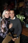 Amsterdam 29 januari 2017 
Surprise party Harry Mens vanwege zijn 70e verjaardag. Het werd gevierd op het leidse plein. Suze Mens met man Emile