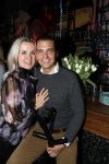 Amsterdam 29 januari 2017 
Surprise party Harry Mens vanwege zijn 70e verjaardag. Het werd gevierd op het leidse plein. Suze Mens met man Emile