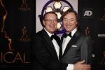 Scheveningen 24 januari 2018
Uitreiking musical awards in circustheater. Albert Verlinde met een vriend