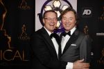 Scheveningen 24 januari 2018
Uitreiking musical awards in circustheater. Albert Verlinde met een vriend