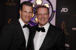 Scheveningen 24 januari 2018
Uitreiking musical awards in circustheater. Albert Verlinde met een vriend