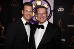 Scheveningen 24 januari 2018
Uitreiking musical awards in circustheater. Albert Verlinde met een vriend