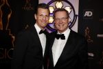Scheveningen 24 januari 2018
Uitreiking musical awards in circustheater. Albert Verlinde met een vriend