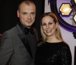 Scheveningen 24 januari 2018
Uitreiking musical awards in circustheater
Alexandra Alpenaar met vriend