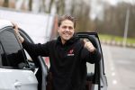 Rotterdam 24 januari 2018 
Andre Hazes met zijn beste vriend PA en chauffeur Djarno Hofland