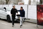 Rotterdam 24 januari 2018 
Andre Hazes met zijn beste vriend PA en chauffeur Djarno Hofland