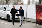 Rotterdam 24 januari 2018 
Andre Hazes met zijn beste vriend PA en chauffeur Djarno Hofland