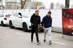 Rotterdam 24 januari 2018 
Andre Hazes met zijn beste vriend PA en chauffeur Djarno Hofland