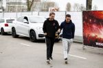 Rotterdam 24 januari 2018 
Andre Hazes met zijn beste vriend PA en chauffeur Djarno Hofland