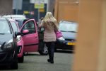Scheveningen 10 januari 2018
Barbie Samantha de Jong bellend op straat