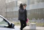 Den Haag 13 januari 2018 
De ouders  (vader en moeder ) van Barbie verlaten het ziekenhuis. Chiel Harten