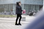 Den Haag 13 januari 2018 
De ouders  (vader en moeder ) van Barbie verlaten het ziekenhuis. Chiel Harten