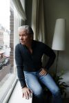 Amsterdam 11 januari 2018 
Dries Roelvink thuis in zijn appartement