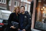 Amsterdam 22 januari 2018 
Esteel Cruijff met haar zoon Maxim Gullit op de cornelis schuytstraat
