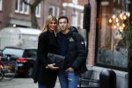 Amsterdam 22 januari 2018 
Esteel Cruijff met haar zoon Maxim Gullit op de cornelis schuytstraat