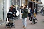 Amsterdam 17 januari 2018
Georginio Wijnaldum met zijn vriendin en zoonJacian Emile Wijnaldum op de pc hooftstraat