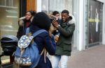 Amsterdam 17 januari 2018
Georginio Wijnaldum met zijn vriendin en zoonJacian Emile Wijnaldum op de pc hooftstraat