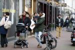 Amsterdam 17 januari 2018
Gini Wijnaldum met zijn vriendin en zoonJacian Emile Wijnaldum op de pc hooftstraat